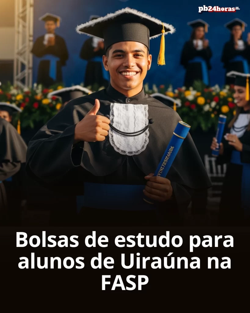 Prefeitura de Uiraúna concede bolsas de estudo de 60% na FASP