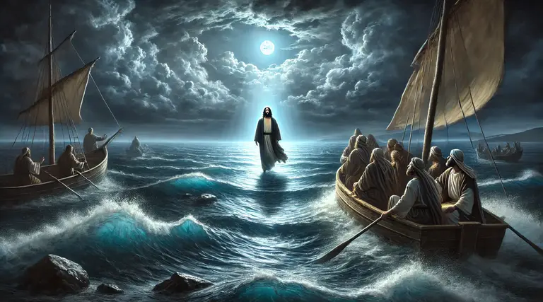 Evangelho Mc 6,45-52: Jesus acalma 1 Evangelho Mc 6,45-52: Jesus acalma