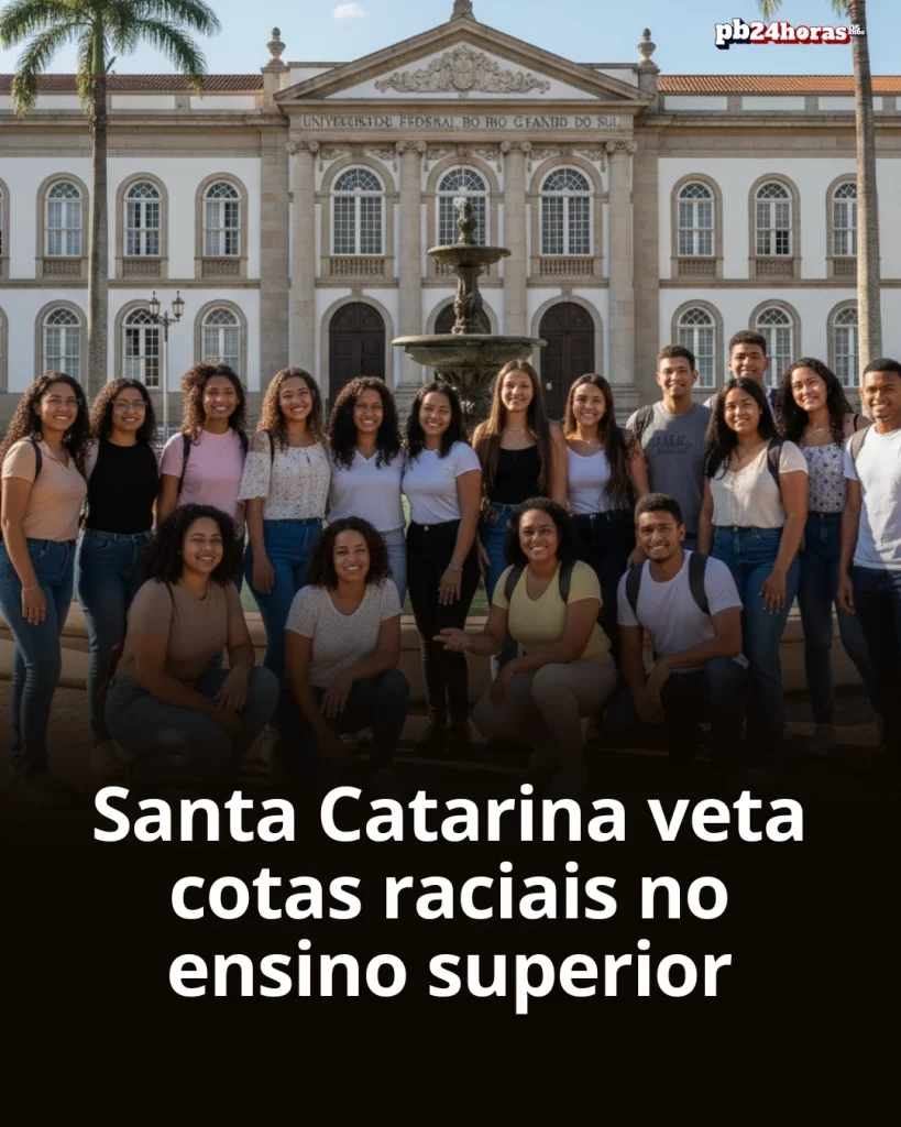 Governo de Santa Catarina sanciona lei que veta cotas raciais em universidades estaduais e particulares com repasses públicos