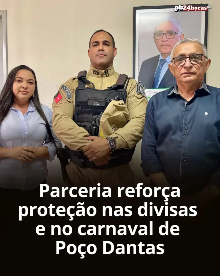 Gestão municipal e PM da Paraíba unem forças para fortalecer a segurança pública em Poço Dantas durante o Carnaval 2026