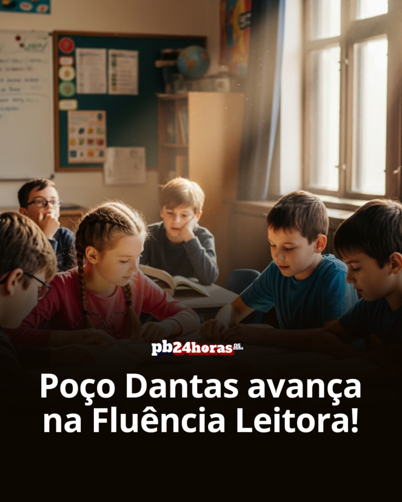Poço Dantas celebra avanço histórico na educação, alcançando 71% de fluência em leitura no 2º ano do Ensino Fundamental em 2025.