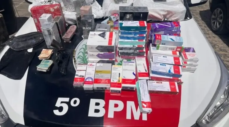 Polícia prende grupo por roubo de canetas emagrecedoras na PB 1 Polícia prende grupo por roubo de canetas emagrecedoras na PB