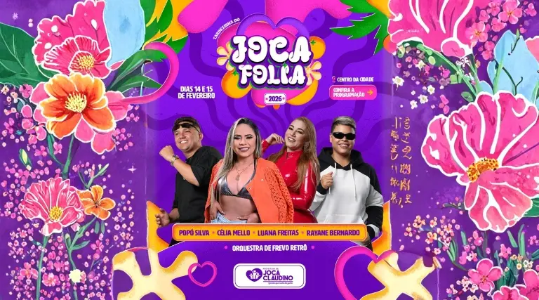 Prefeito Rinaldo Cipriano anuncia Joca Folia 2026 com programação diversificada 1 Rinaldo Cipriano anuncia Joca Folia 2026 em Joca Claudino