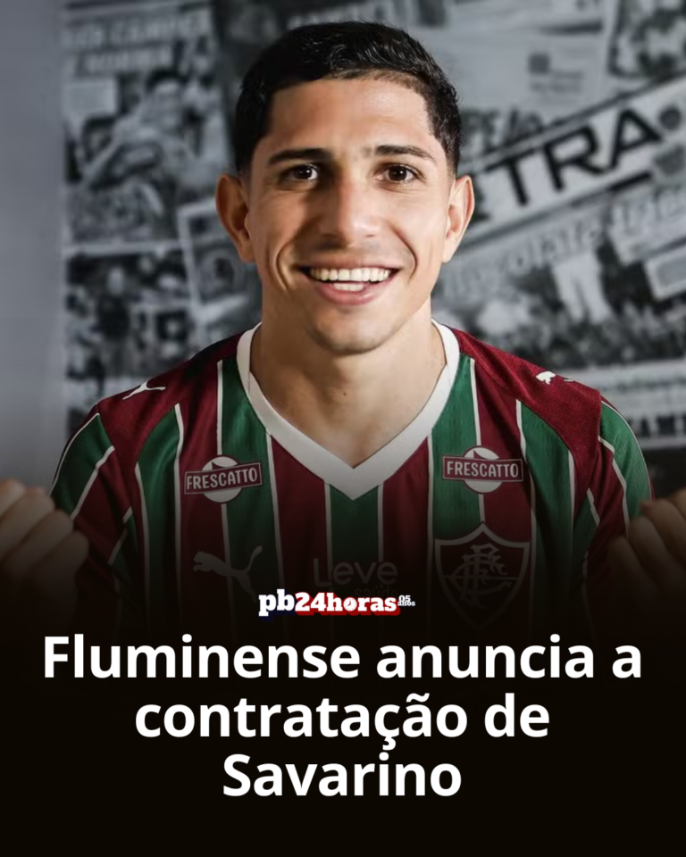 O Fluminense anuncia a contratação de Savarino, ex Botafogo