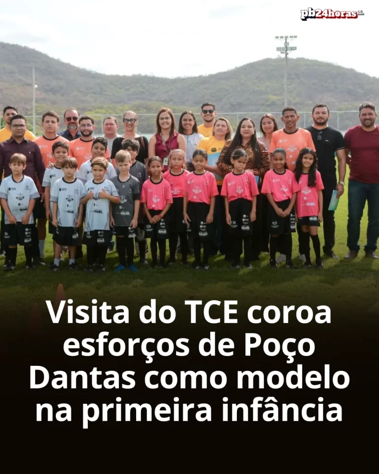 TCE-PB visita Poço Dantas e destaca município como referência no Pacto Paraibano pela Primeira Infância