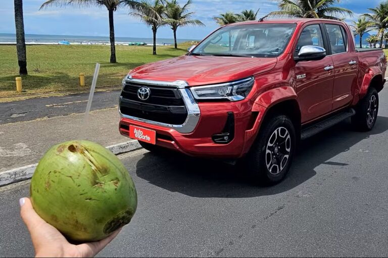 Toyota Hilux SRX Plus 2026 é testada em autonomia e consumo. Picape robusta, confiável, mas com desempenho abaixo do prometido