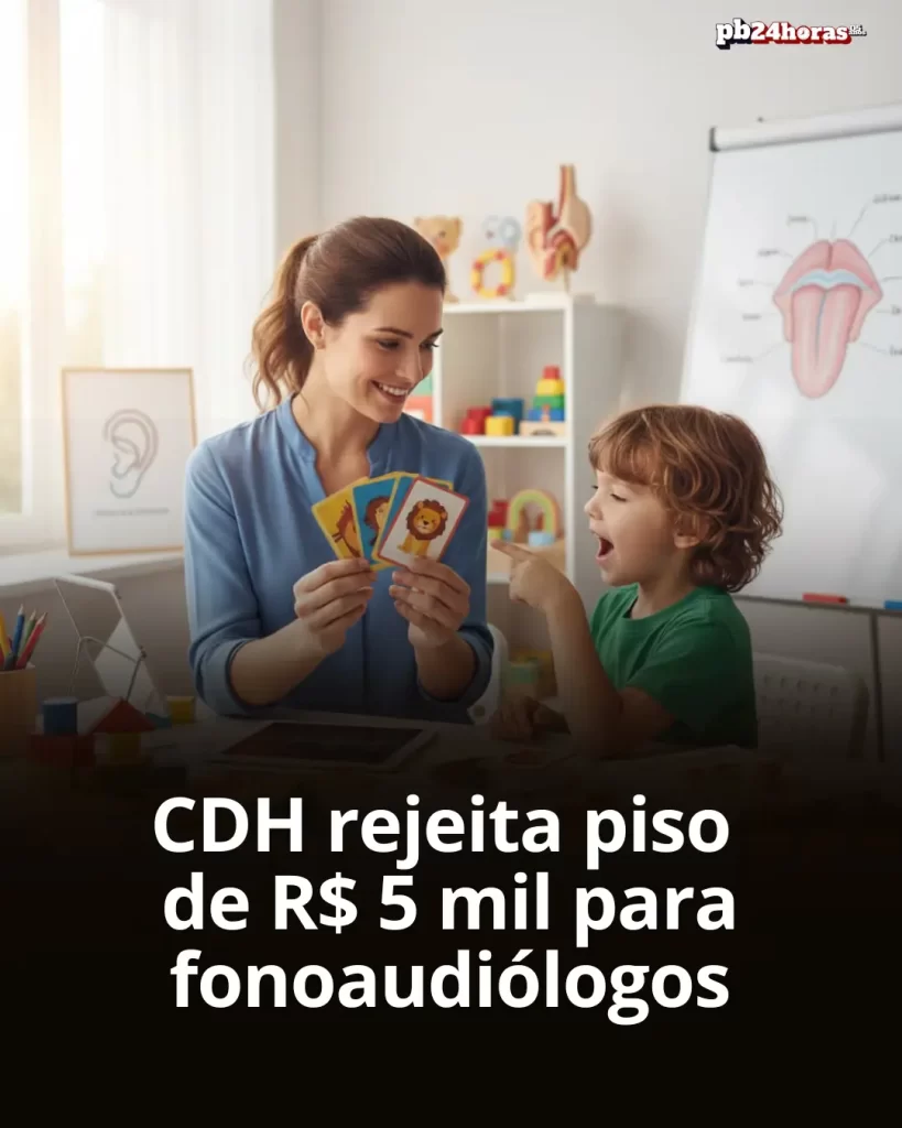 CDH rejeitou o piso de R$ 5 mil para fonoaudiólogos. Entenda a justificativa e o andamento do projeto de lei