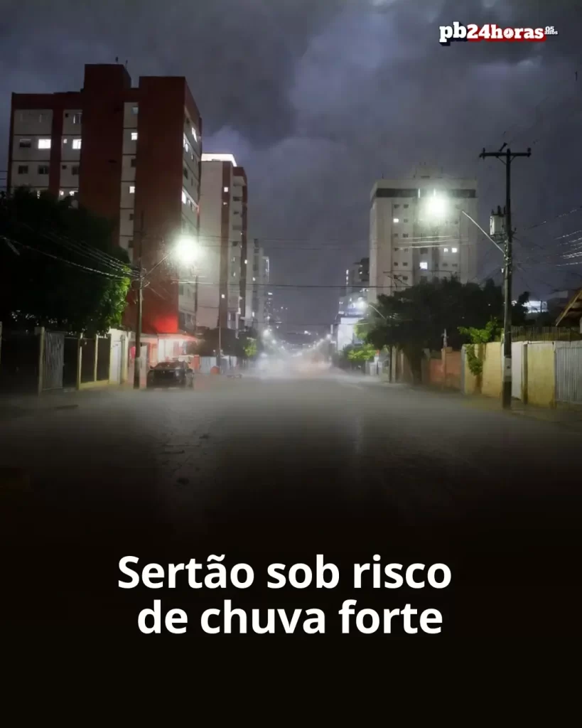 🌧️ Chuva intensa no sertão da Paraíba