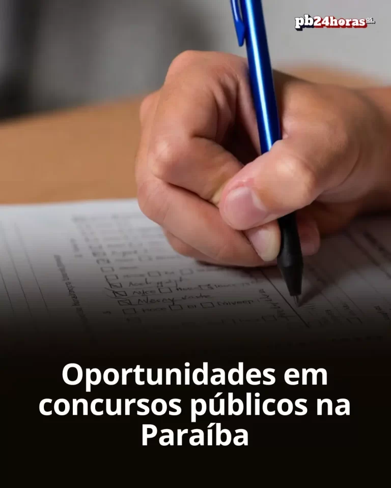 Concursos na Paraíba: 473 vagas abertas