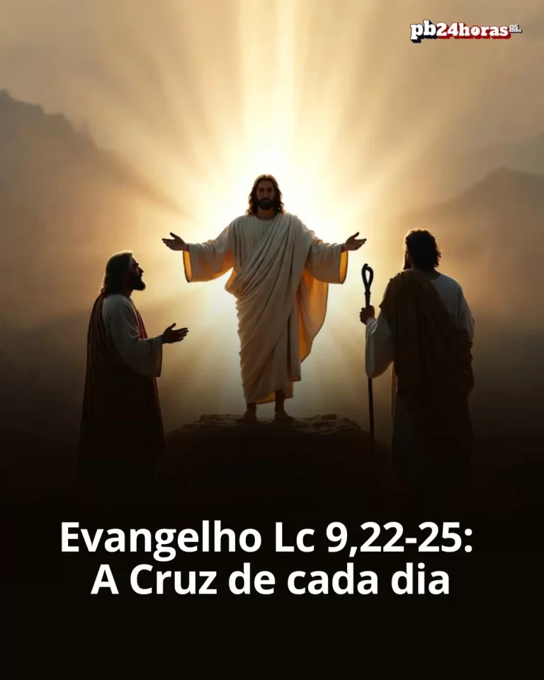 Jesus ensina sobre renúncia, carregar a cruz e seguir seu caminho para alcançar a verdadeira salvação