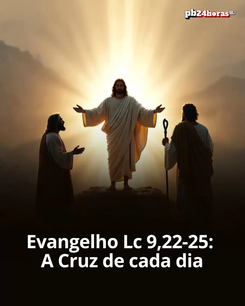 Jesus ensina sobre renúncia, carregar a cruz e seguir seu caminho para alcançar a verdadeira salvação