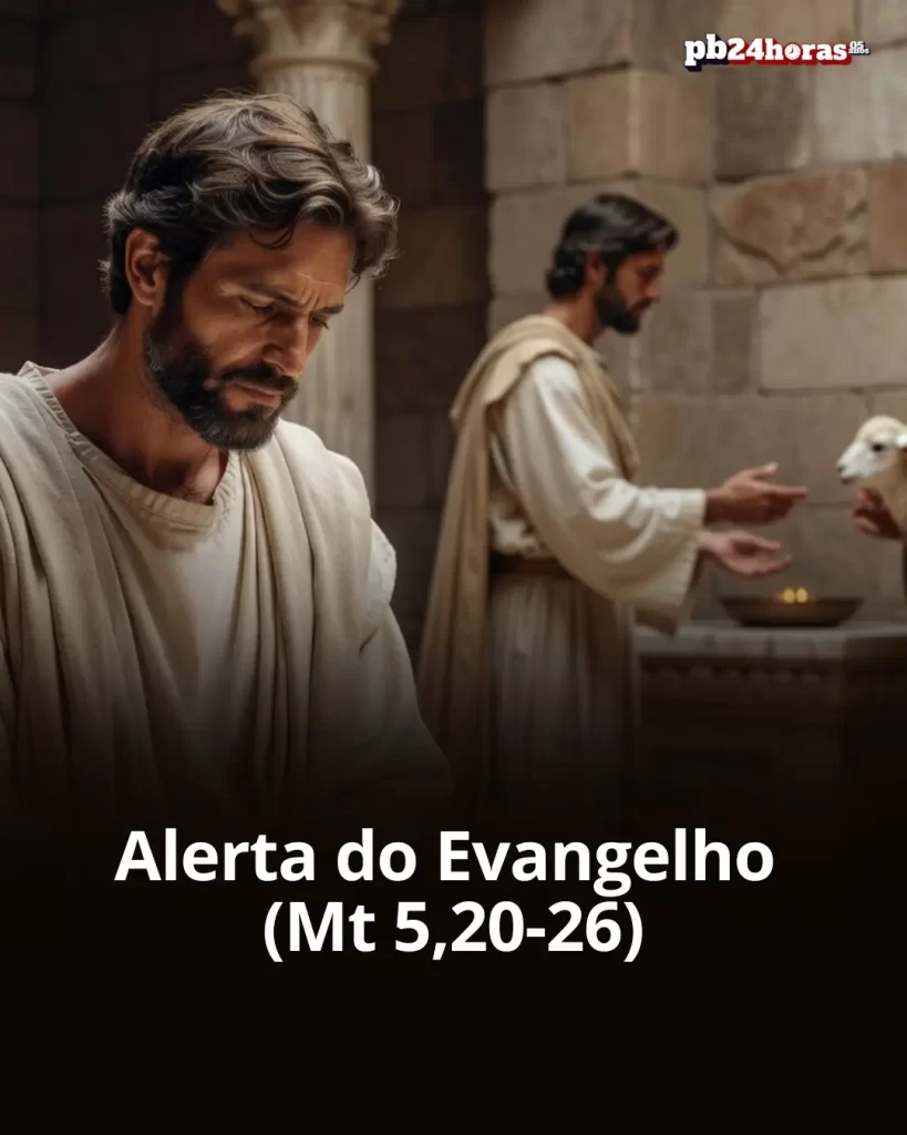 Evangelho (Mt 5,20-26) hoje