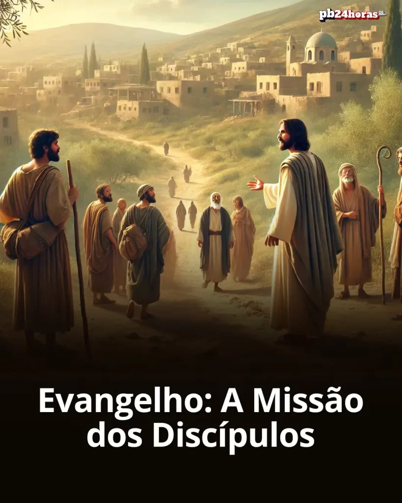 No Evangelho de Marcos, Jesus envia os discípulos para pregar