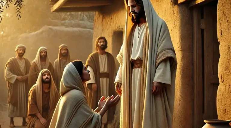 Evangelho de Marcos 7,24-30 revela o encontro de Jesus com a mulher siro-fenícia e sua filha possessa 1 Jesus e a Cananeia Diálogo que mudou a História