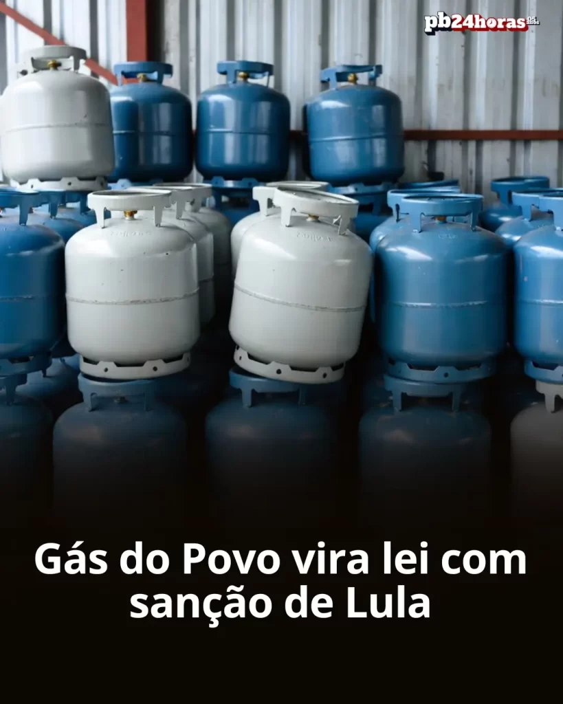 Gás do Povo vira lei com sanção de Lula e garante botijões gratuitos para famílias de baixa renda