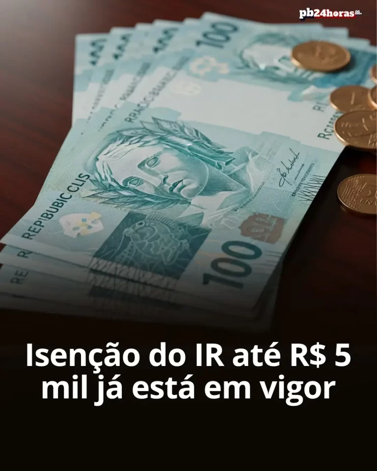 Isenção do Imposto de Renda para quem ganha até R$ 5 mil já está em vigor. Veja quem será beneficiado