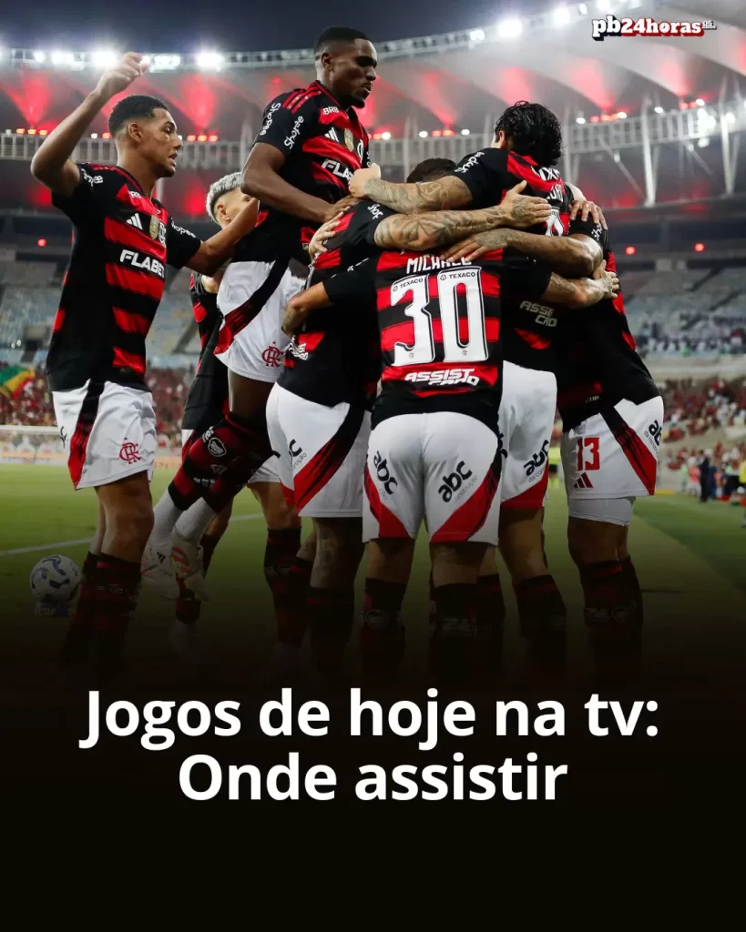 Confira a agenda completa dos jogos de hoje na TV (4). Veja horários, onde assistir às partidas de futebol