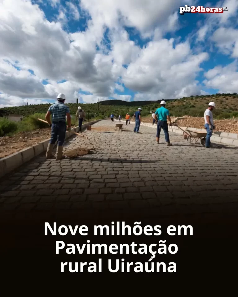 Investimento de R$ 9,26 milhões garantirá pavimentação rural em Uiraúna
