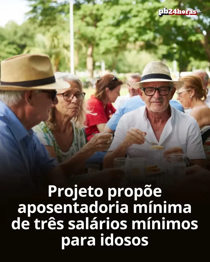 Projeto propõe aposentadoria mínima de três salários para idosos
