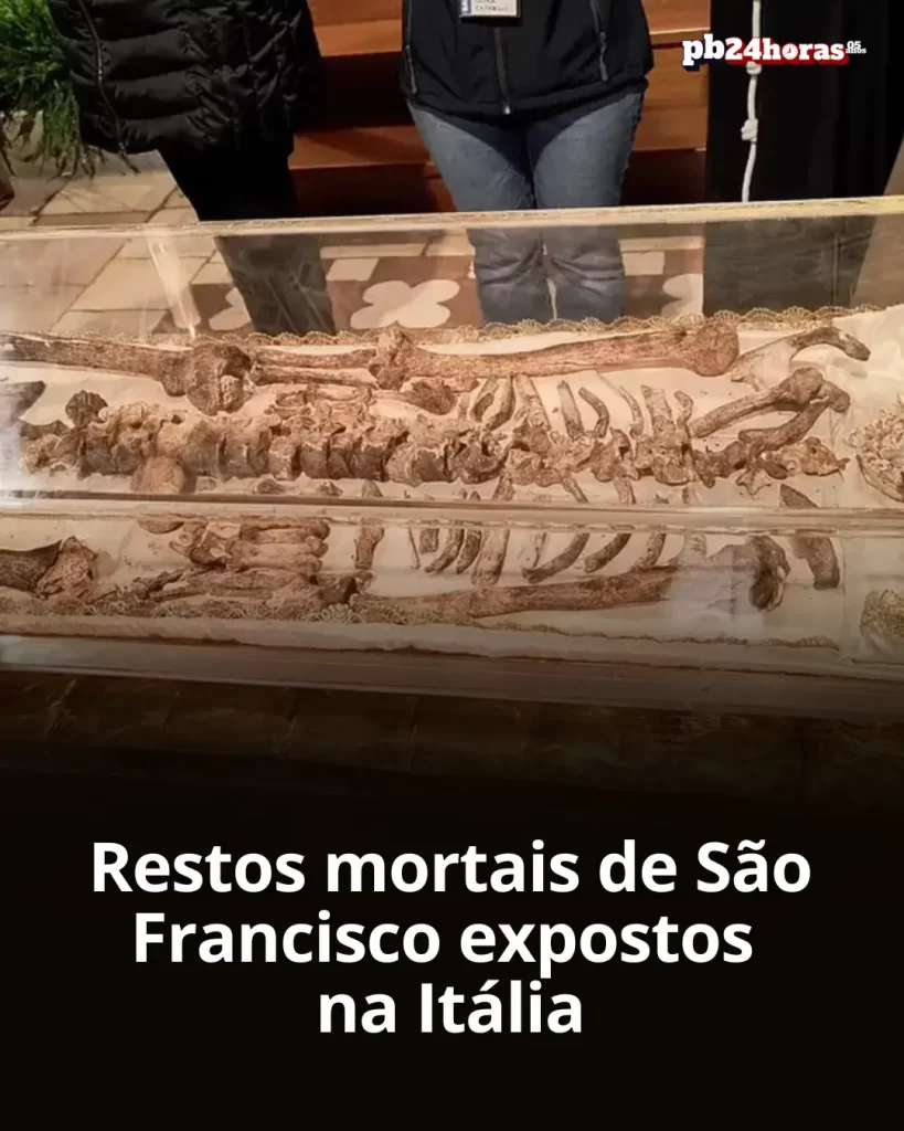 Primeira exibição dos restos mortais de São Francisco