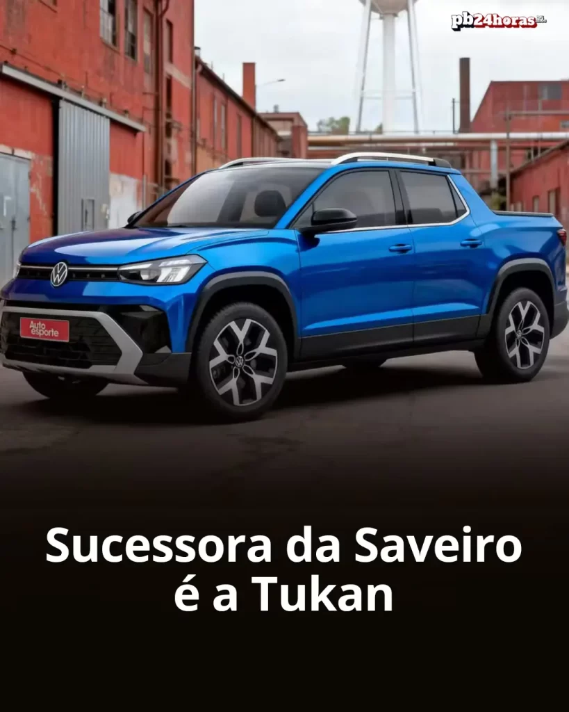 A nova Volkswagen Tukan será a sucessora da Saveiro, com versões híbridas e cabine dupla, disputando espaço com Fiat Strada e Toro
