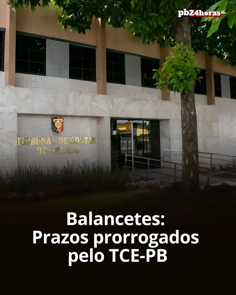 TCE-PB prorroga prazos da entrega dos balancetes