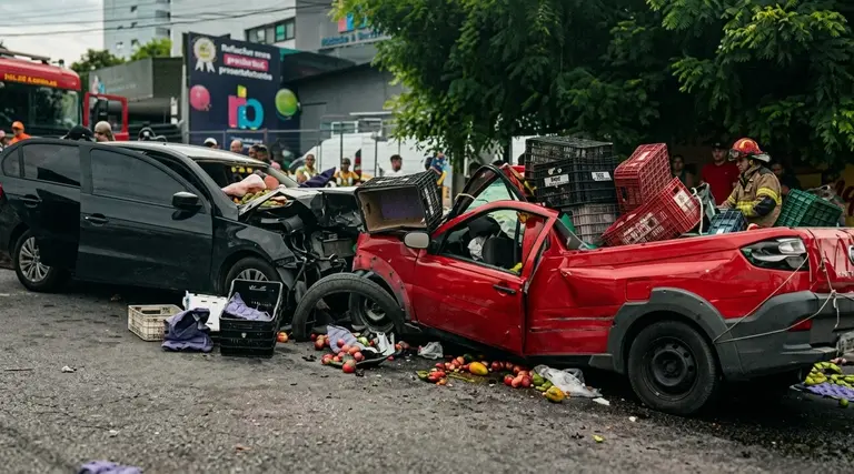 Colisão frontal mata um e deixa dois feridos em Natal 1 Colisão frontal mata um e deixa dois feridos em Natal