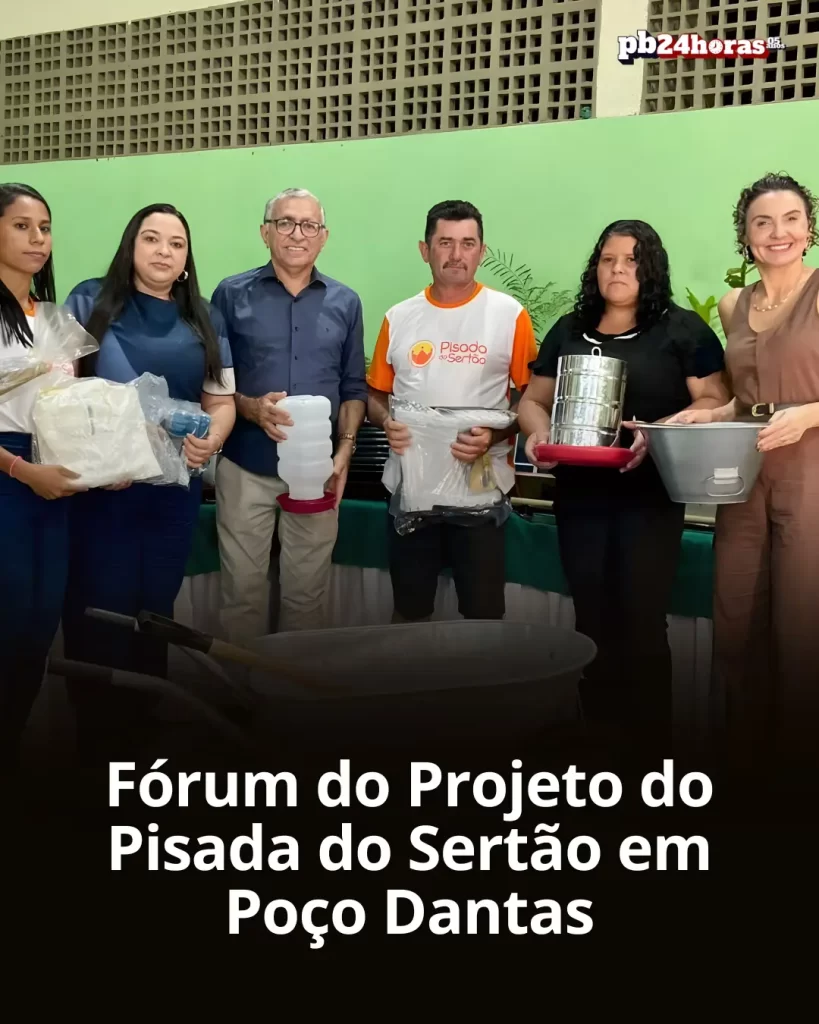 Fórum Pisada do Sertão reúne famílias e apresenta resultados em Poço Dantas