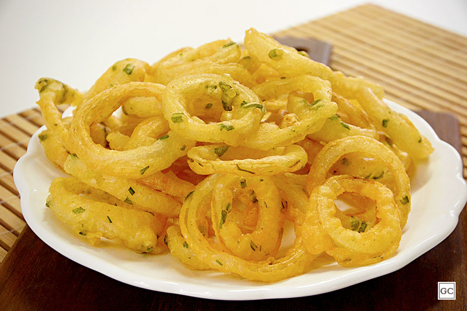 Receitas de aperitivos incríveis 6 aneis cebola