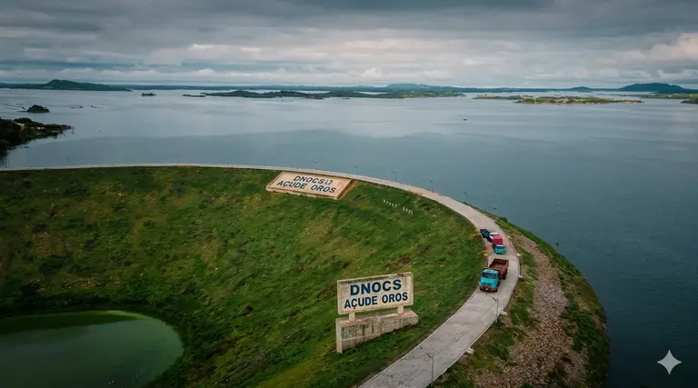 VÍDEO: Açude Orós volta a sangras após 14 anos 1 Açude Orós volta a sangras após 14 anos
