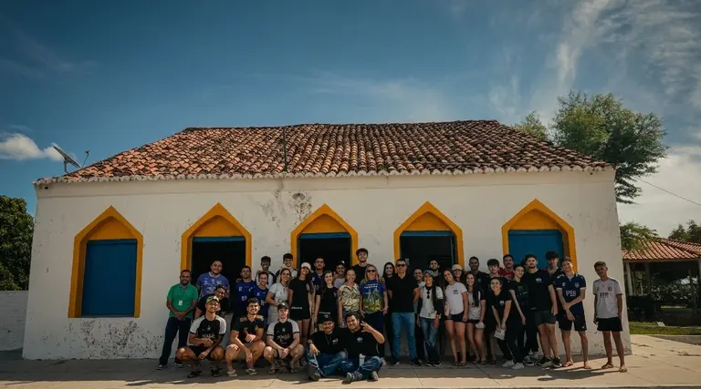 Alunos do IFRN visitam casarões históricos de Uiraúna 1 Alunos do IFRN visitam casarões históricos de Uiraúna