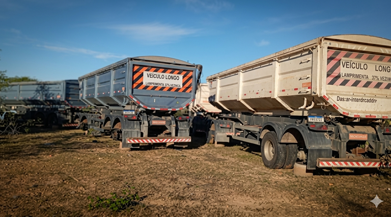 Caminhoneiros sequestrados no RN 1 Caminhoneiros sequestrados no RN