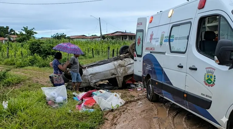 Capotamento mata idosa em Luís Gomes 1 Capotamento mata idosa em Luís Gomes