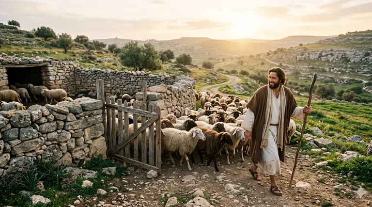 Evangelho (Jo 10,1-10): O bom pastor 1 Evangelho (Jo 10,1-10): O bom pastor