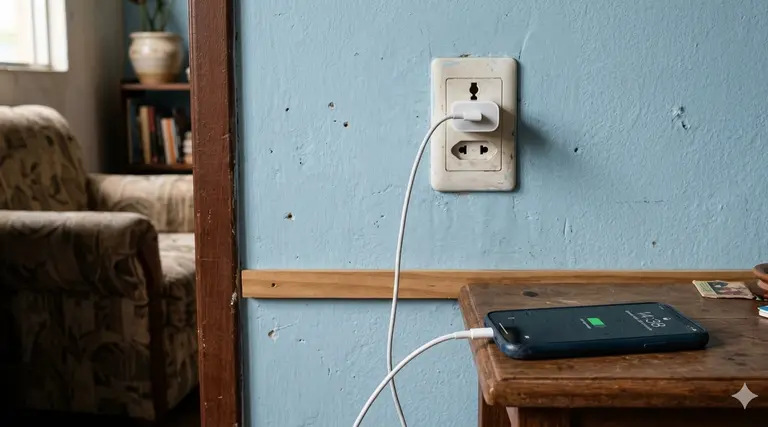 Tragédia no Ceará: jovem perde a vida após choque elétrico com celular na tomada 1 Tragédia no Ceará: jovem perde a vida após choque elétrico com celular na tomada