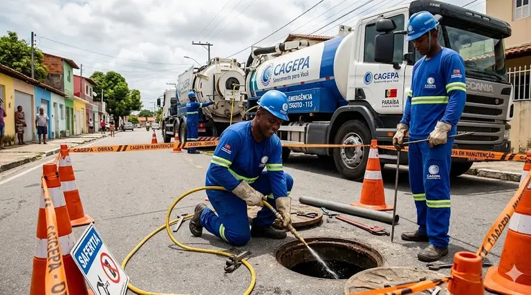 Empresa Espanhola assume coleta de esgoto em 37 cidades do alto sertão 1 Empresa Espanhola assume coleta de esgoto em 37 cidades do alto sertão da Paraíba