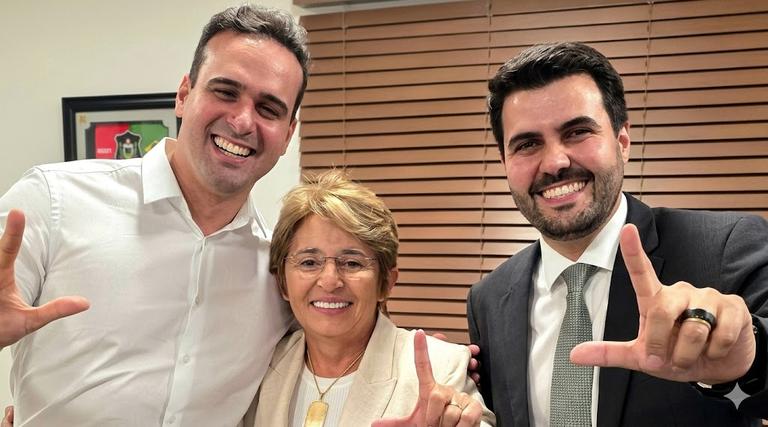 Leninha Romão se reúne com governador Lucas Ribeiro 1 Leninha Romão se reúne com governador Lucas Ribeiro