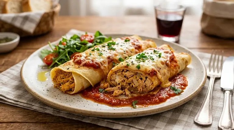 Frango desfiado: 5 receitas fáceis 4 Panqueca frango