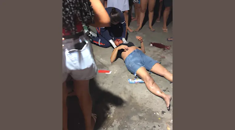 Atropelamento deixa comerciante ferida em Pau dos Ferros