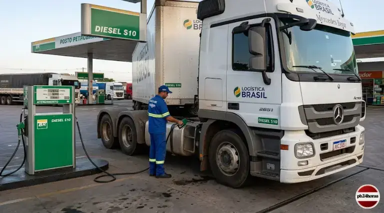 Diesel tem redução de R$ 0,35
