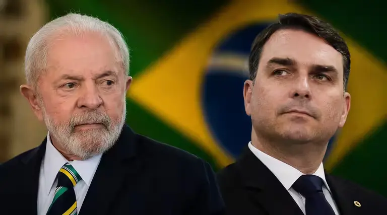 Lula tem 39% e Flávio Bolsonaro 29%