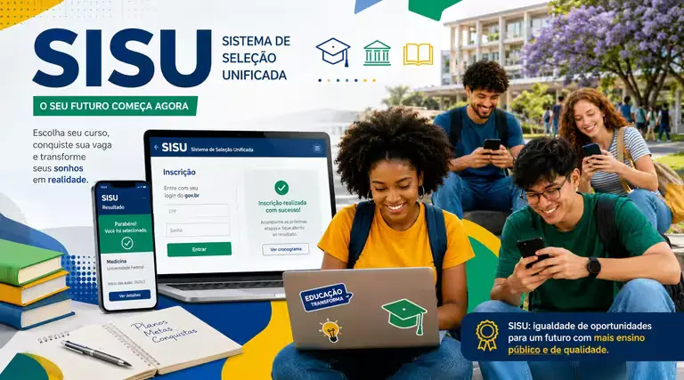Sisu+ abre inscrições para vagas no ensino superior 1 Sisu+ abre inscrições para vagas no ensino superior