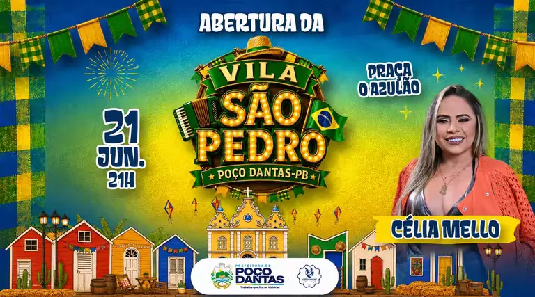 Vila São Pedro abre festejos em Poço Dantas 1 Vila Sao Pedro abre festejos em Poco Dantas