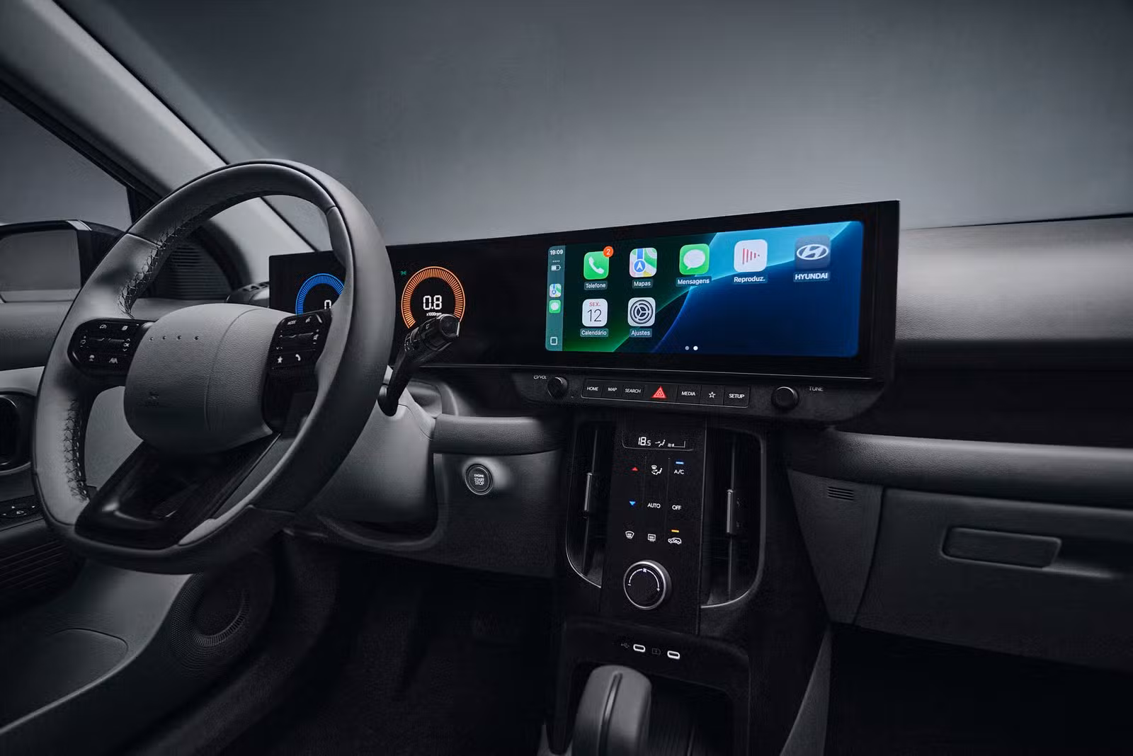 Fotos: Hyundai i20 chega ao Brasil 8 novo hyundai i20 interior 2