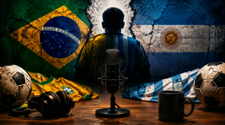 PODCAST — “Traindo a amarelinha: o Brasileiro que torce pela Argentina”