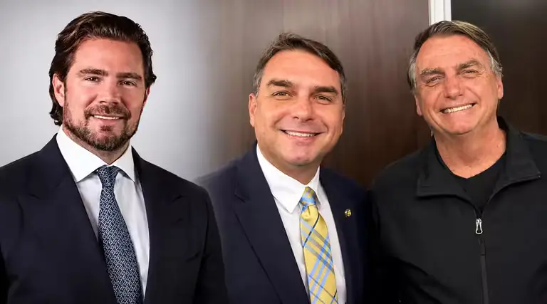 Caso Master: Jantar com Jair e Flávio Bolsonaro