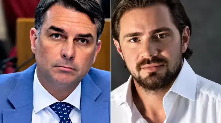 Flávio viajou dos EUA no avião do Vorcaro