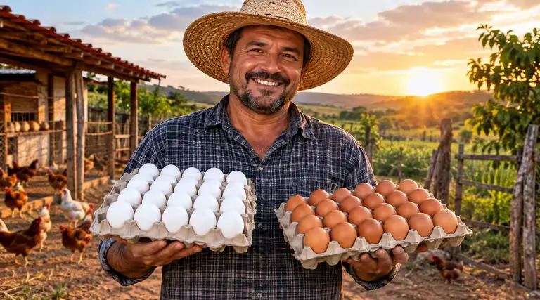 Ovos brancos ou ovos marrons: qual escolher?