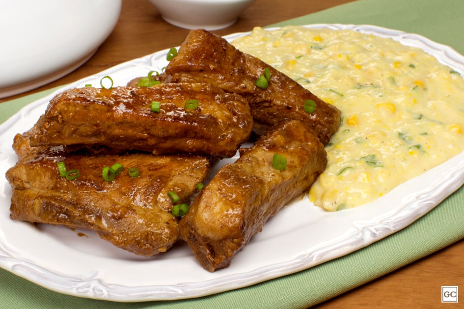 11 receitas com carne de porco 6 costelinha porco creme milho