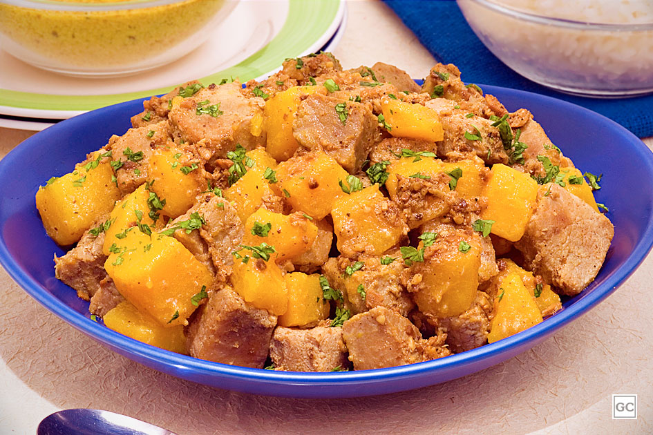 11 receitas com carne de porco 9 cozido porco abobora